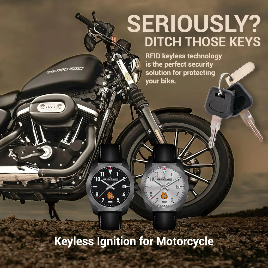 Motorcycle Keyless System - Kim-U + 42mm Watch